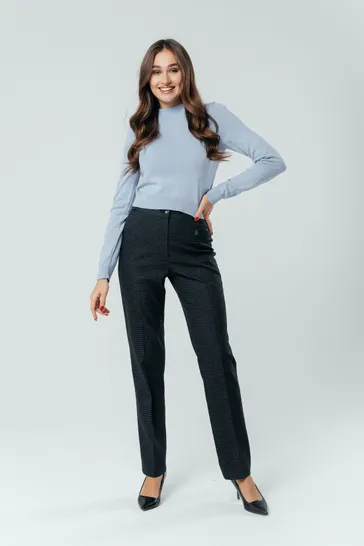 Женские серо-синие брюки оптом от производителя